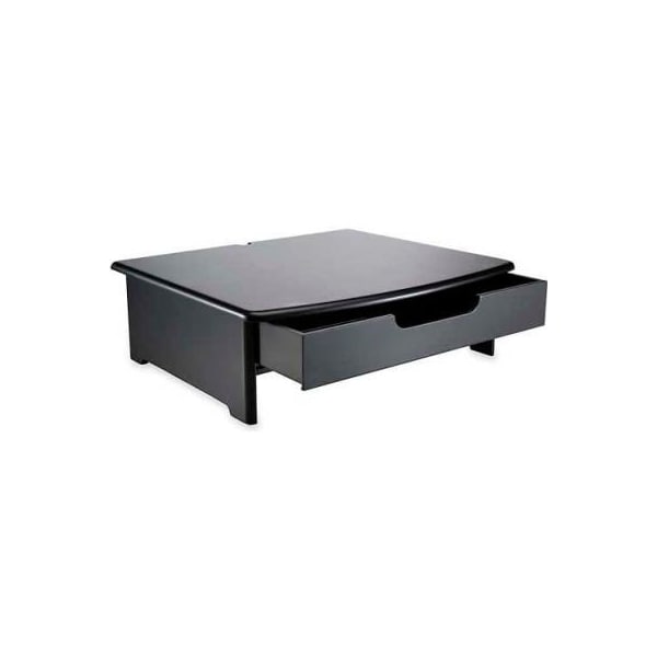 Sanford Rolodex 82430 Wood Tone Monitor Stand, Black 82430 - main